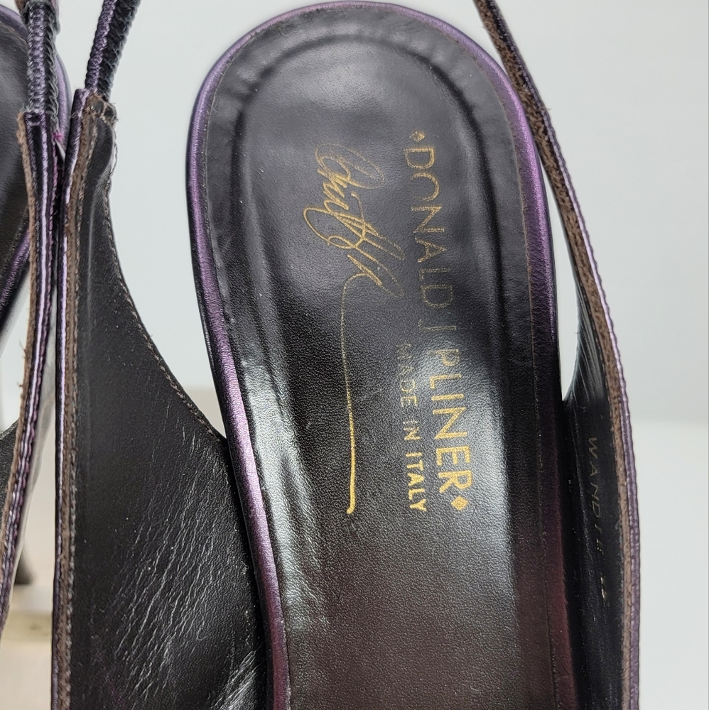 Donald J Pliner Wandie1010 Leather Heels. - Picture 5 of 14